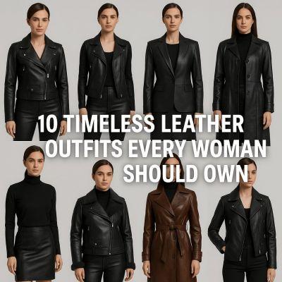 10 Timeless Leather Outfits Every Woman Should Own