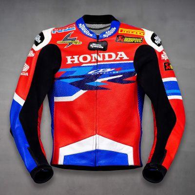 Alvaro Bautista Honda CBR Leather Jacket WSBK 2020