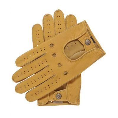 Brown Leather Driving Gloves