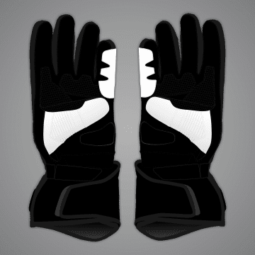 Aleix Espargaro All White Motorcycle Gloves Winter Test 2024