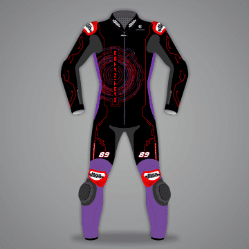 Jorge Martin Leathers Winter Test 2024