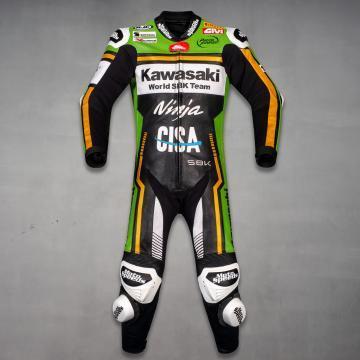 Kawasaki Leather Race Suit Garrett Gerloff SBK 2025