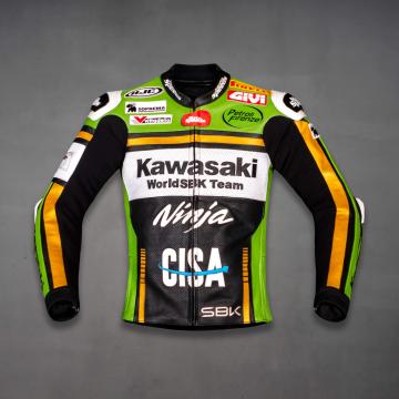 Leather Kawasaki Jacket Garrett Gerloff SBK 2025