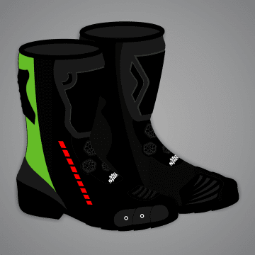 Jonathan Rea Moto Leather Boots SBK 2023