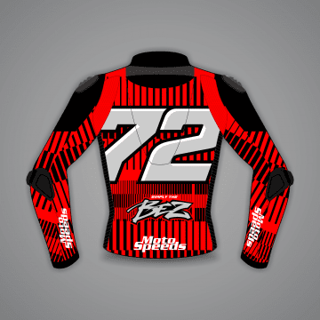 Marco Bezzecchi Red Racing Jacket Winter Test 2024