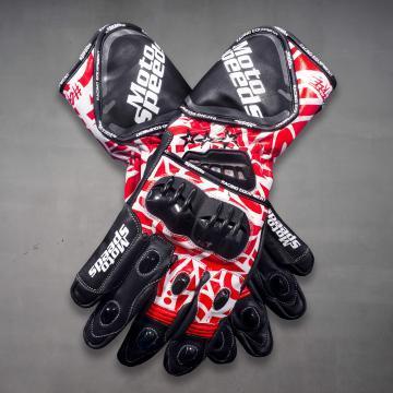 Francesco Bagnaia Supermoto Gloves Winter Test 2024