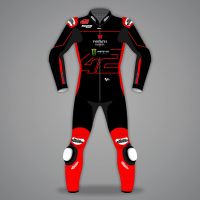 Alex Rins Motorcycle 1 Piece Suit LCR Honda Winter Test 2022 front view