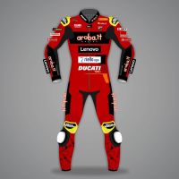 Alvaro Bautista Safety Racing Suit Ducati WSBK 2023 front view