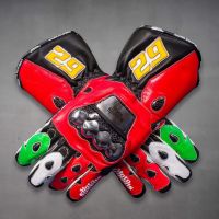 Motorcycle Leather Racing Gloves