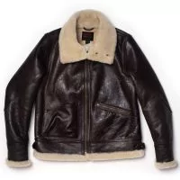 b3 shearling bomber jacket