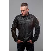 Black Shirt Style Jacket for Men front view