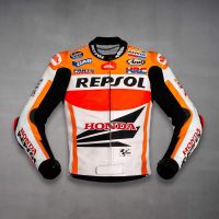 Dani Pedrosa Honda Repsol 2013 Motorcycle Jacket front view