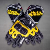 Yellow Moto Gloves