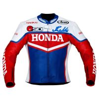 Freddie Spencer Honda Daytona 1985 Leather Jacket front view