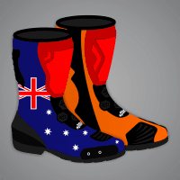 Jack Miller Boots MotoGP 2024 right view