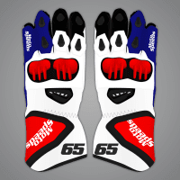 Jonathan Rea Superbike Gloves SBK 2024 upper view