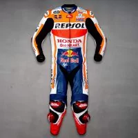 repsol leather suit