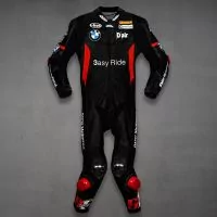 Leon Haslam BMW WSBK 2011 Leather Suit front view