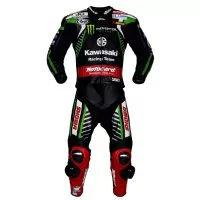 Leon Haslam Kawasaki 2019 WSBK Race Suit front view
