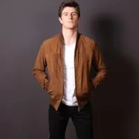 camel leather jacket mens