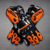 Pol Esapargro Motorcycle Rider Gloves MotoGP 2020 upper view