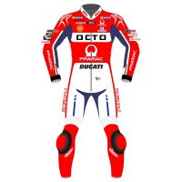 Scott Redding Ducati Pramac 2017 MotoGP Leather Suit front view