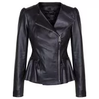 The Empress Fashion Leather Jacket For Ladies front view