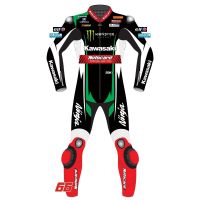 Tom Sykes Kawasaki Racing Motorcycle Suit WSBK 2017 front view