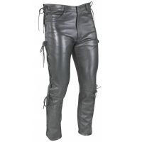 lace up leather pants